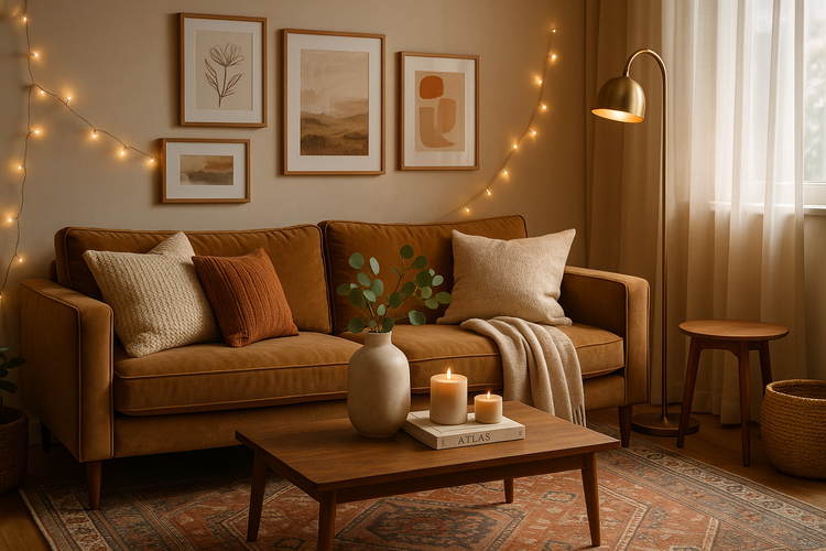 Home décor essentials including cookware, storage solutions, and cleaning tools