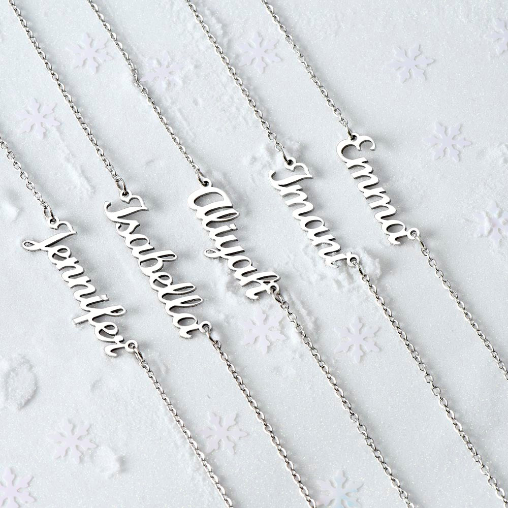 Personalized Script Name Necklace – product photo 1 of 10