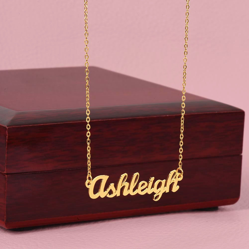 Personalized Script Name Necklace – product photo 10 of 10